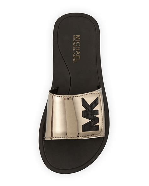 hudson bay michael kors slippers|Michael Kors slides.